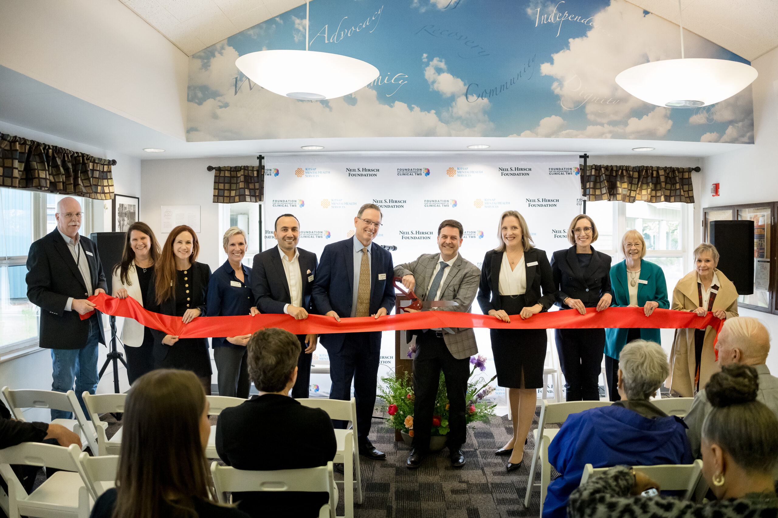 Neil S. Hirsch TMS Center ribbon-cutting highlight 2