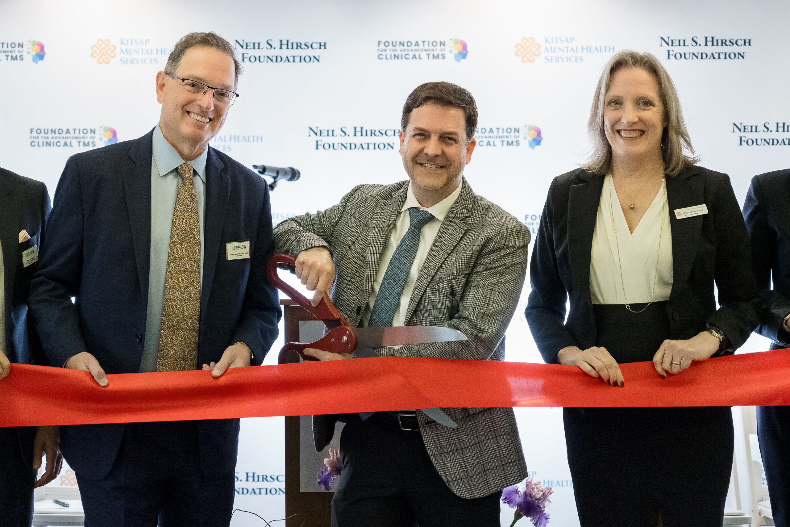 Neil S. Hirsch TMS Center ribbon-cutting highlight 1